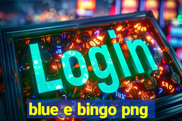 blue e bingo png